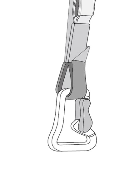 Advance Alpha 5 Paramotor - Hang point for paragliding (trimmers stowed)
