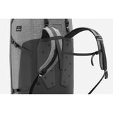 Ergonomic back section and shoulder straps