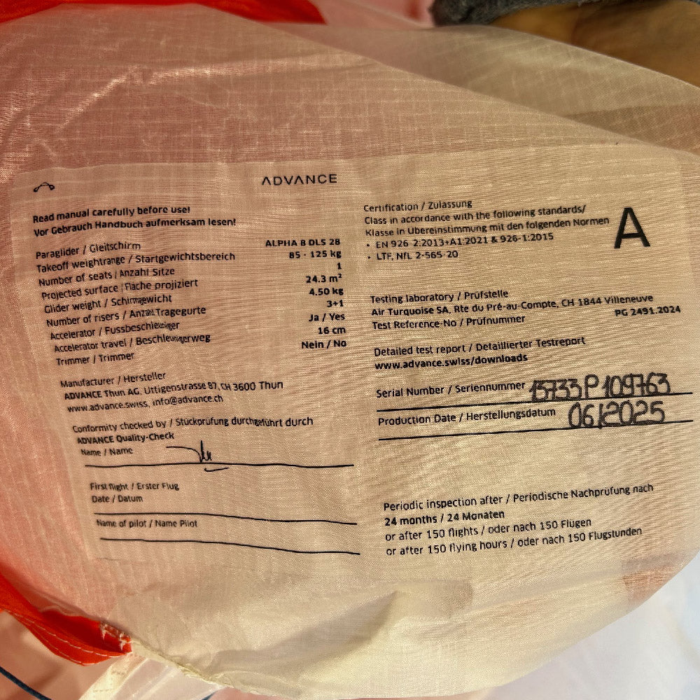 Advance ALPHA 8 DLS 28 (85-125kg) Petrol 00109763