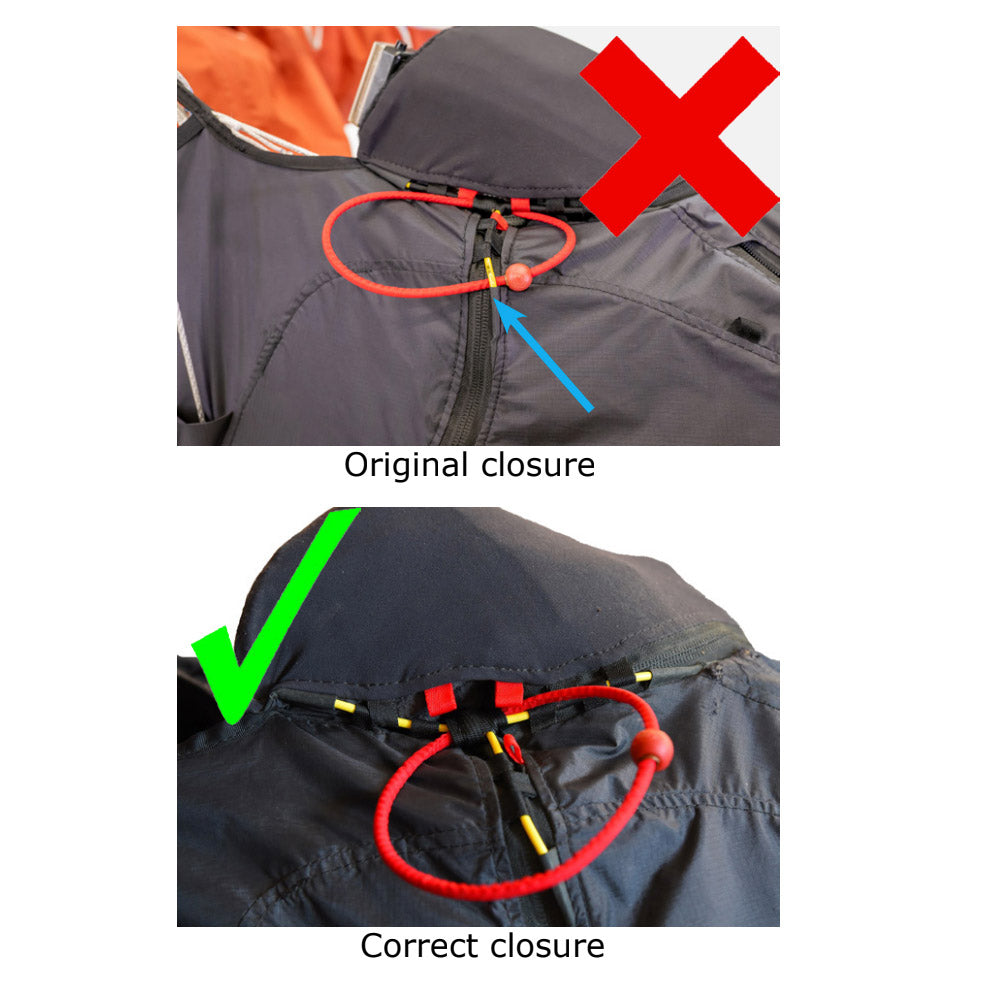 Do not secure the handle under the bottom pin (as still incorrectly shown in the outdated user manual) as this will make extraction harder (maybe impossible).