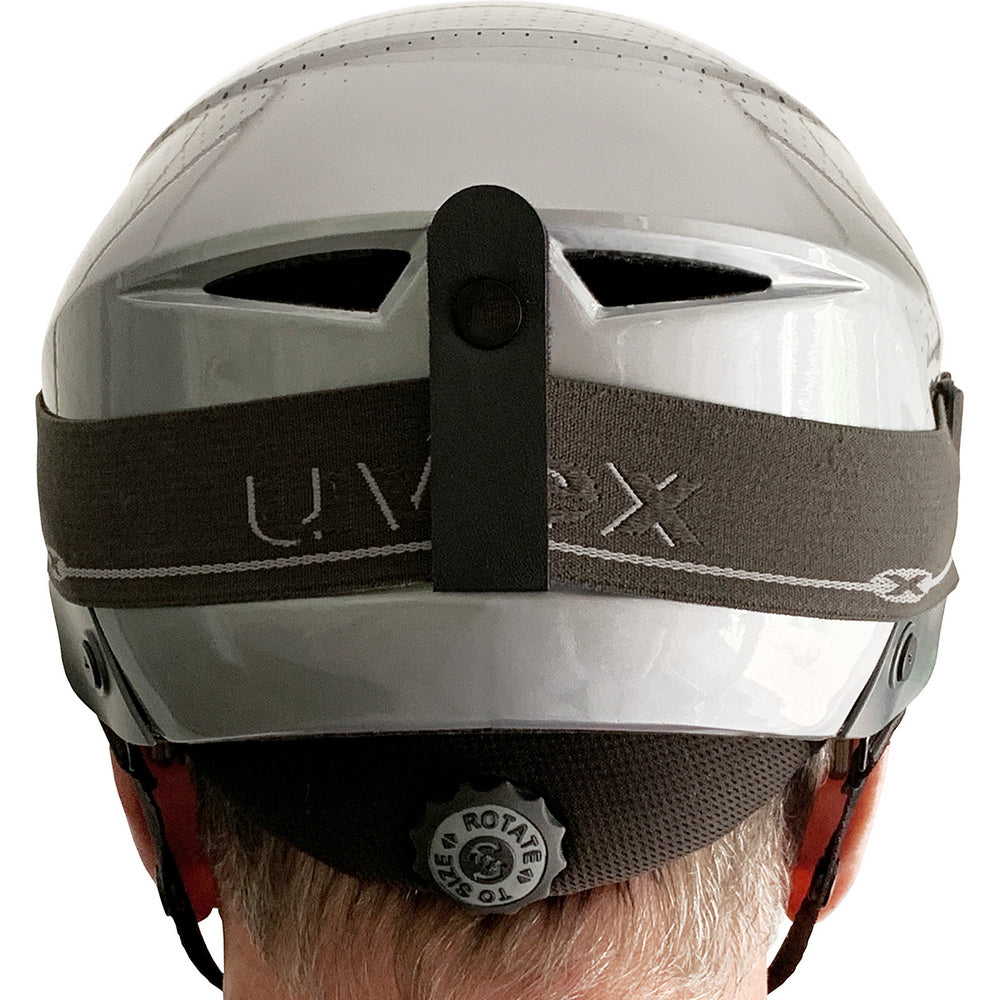 Charly ski-type goggle retainer add-on.Helmet, goggles and pilot not included.