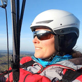 Charly Vitesse in White-Pearl (shown with optional extra visor fitted