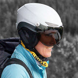 Charly Vitesse in Lemon-Orange (shown with optional extra visor fitted