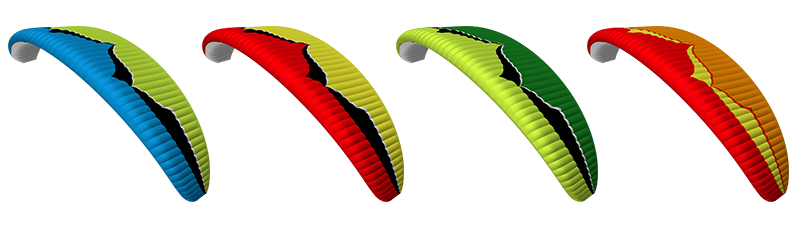 Standard Colours: Light Blue-Black-White-Light Green; Red-Black-White-Yellow; Light Green-Black-White-Green; Red-Yellow-Red-Orange