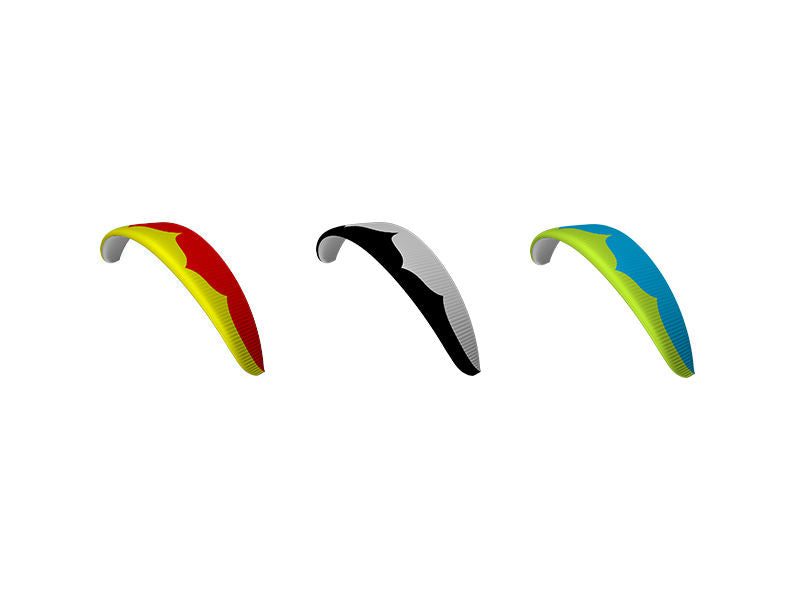 Ozone Enzo 2 - Standard Colours: Yellow-Red; Black-White; Light Green-Blue.