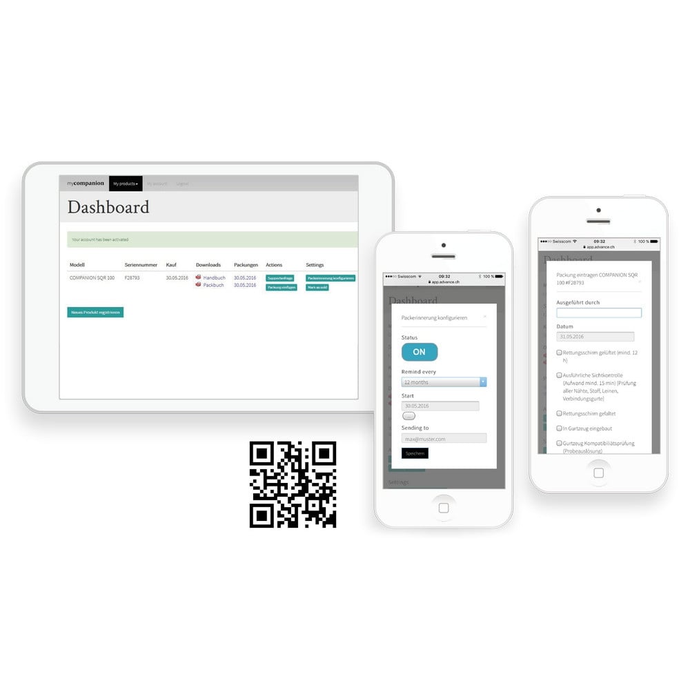 Product registration & myCompanion