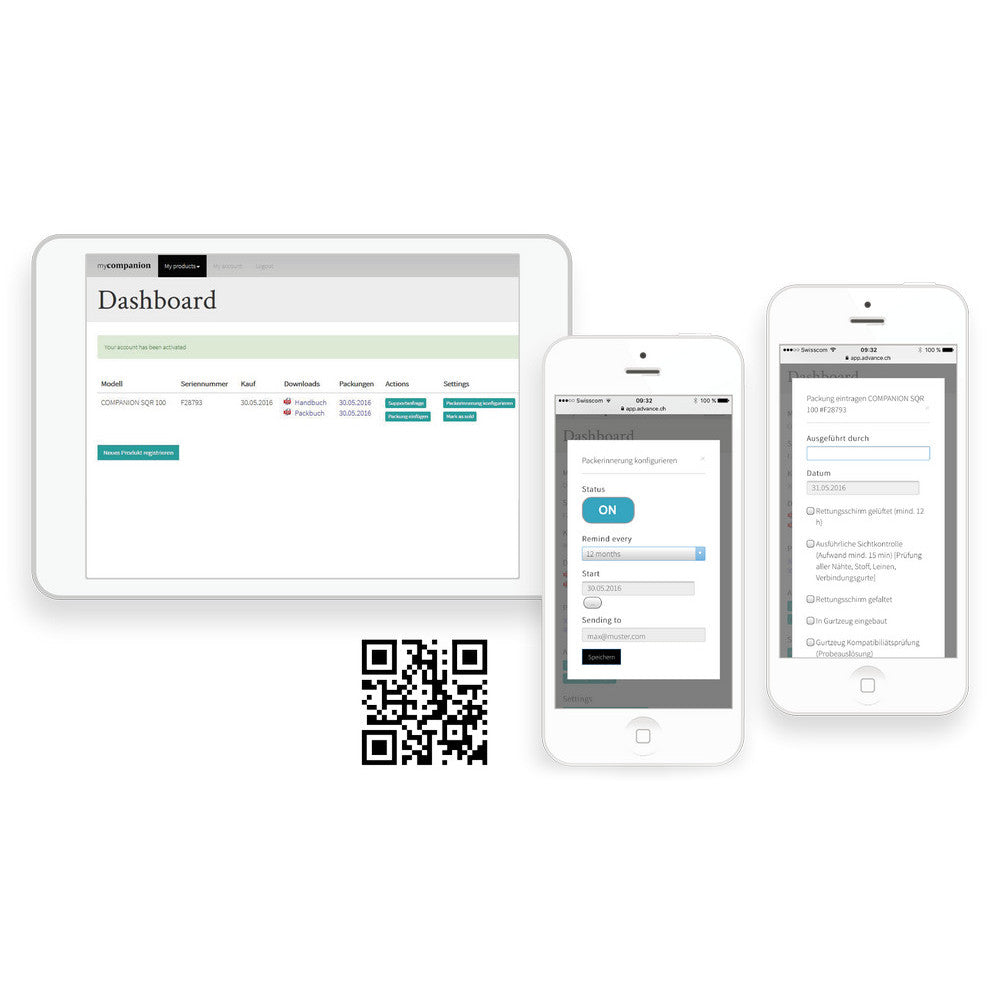 Product registration & myCompanion