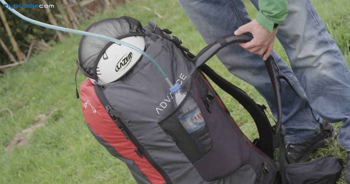 Rucksack features | Various pockets on the rucksack