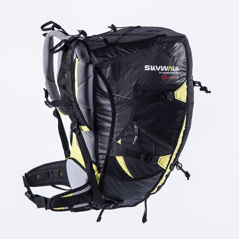 Skywalk FLEX Airbag/Backpack (optional extra) in rucksack mode