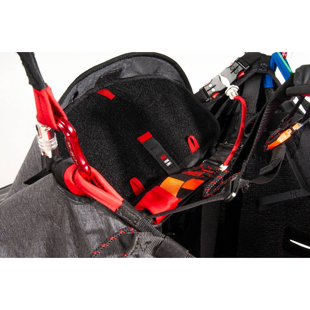 Underseat rescue container with easy deployment system - triplex seat plate