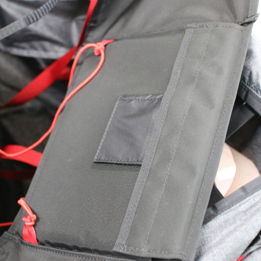 Cockpit pocket. Updated with zipper compartment