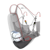 Gin Safari 3 Tandem Pilot Harness: Rescue installation