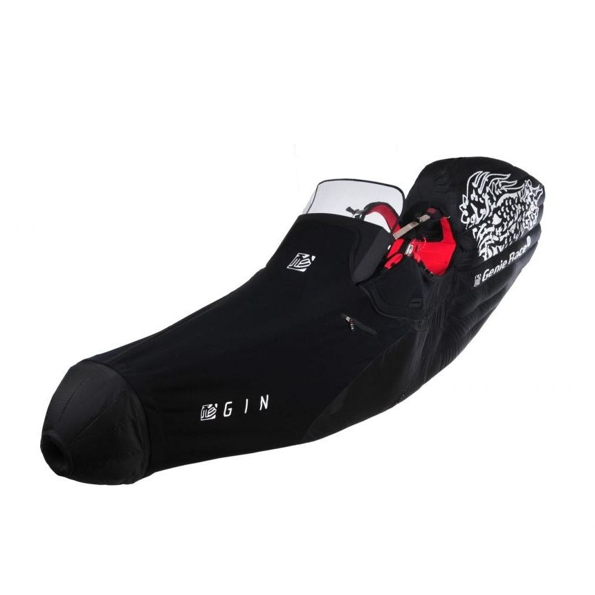 Genie Race 4 windshield and improved aerocone section angled view left