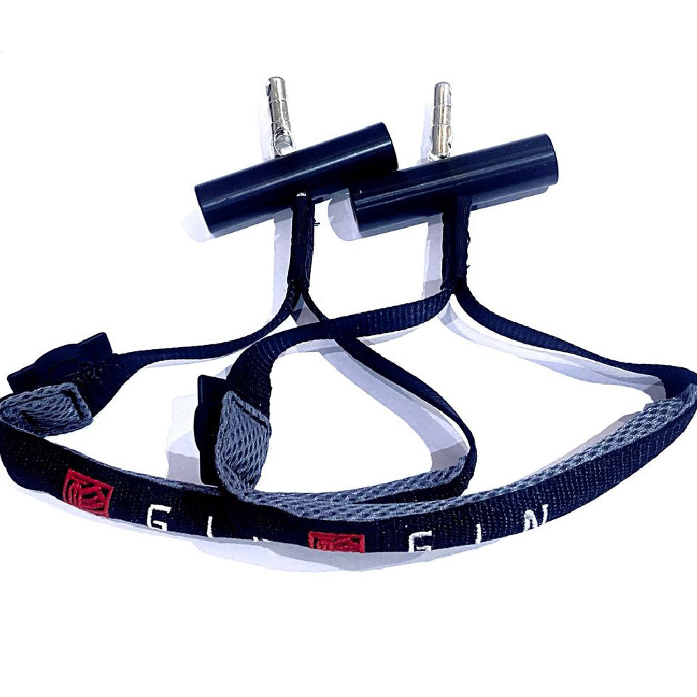 2 T-bars fitted to 2 brake handles (not included)