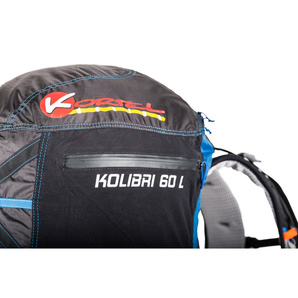 Kortel Kolibri Backpack 60L. Various side pockets