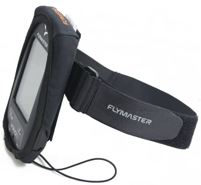 Shown with instrument in Flymaster Pocket attached (not included)