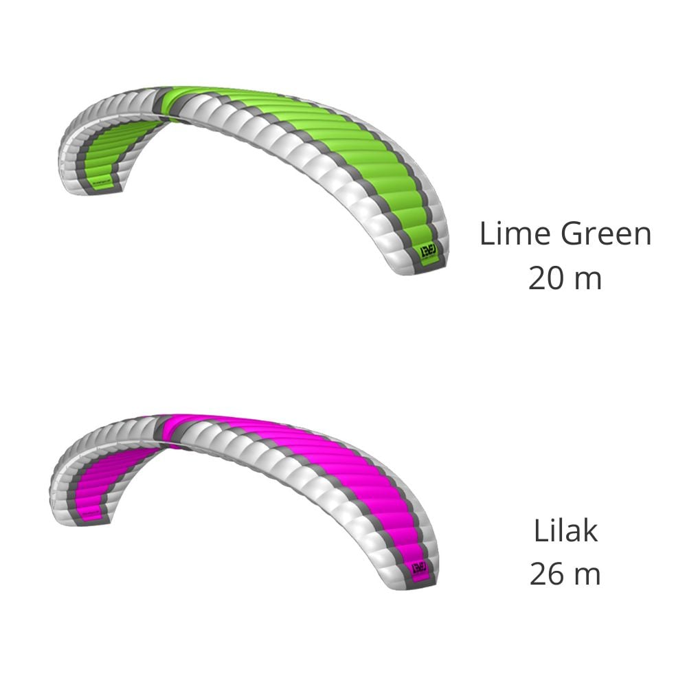 Colours are fixed per size