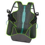 The semi-rigid structure of the backrest and seat