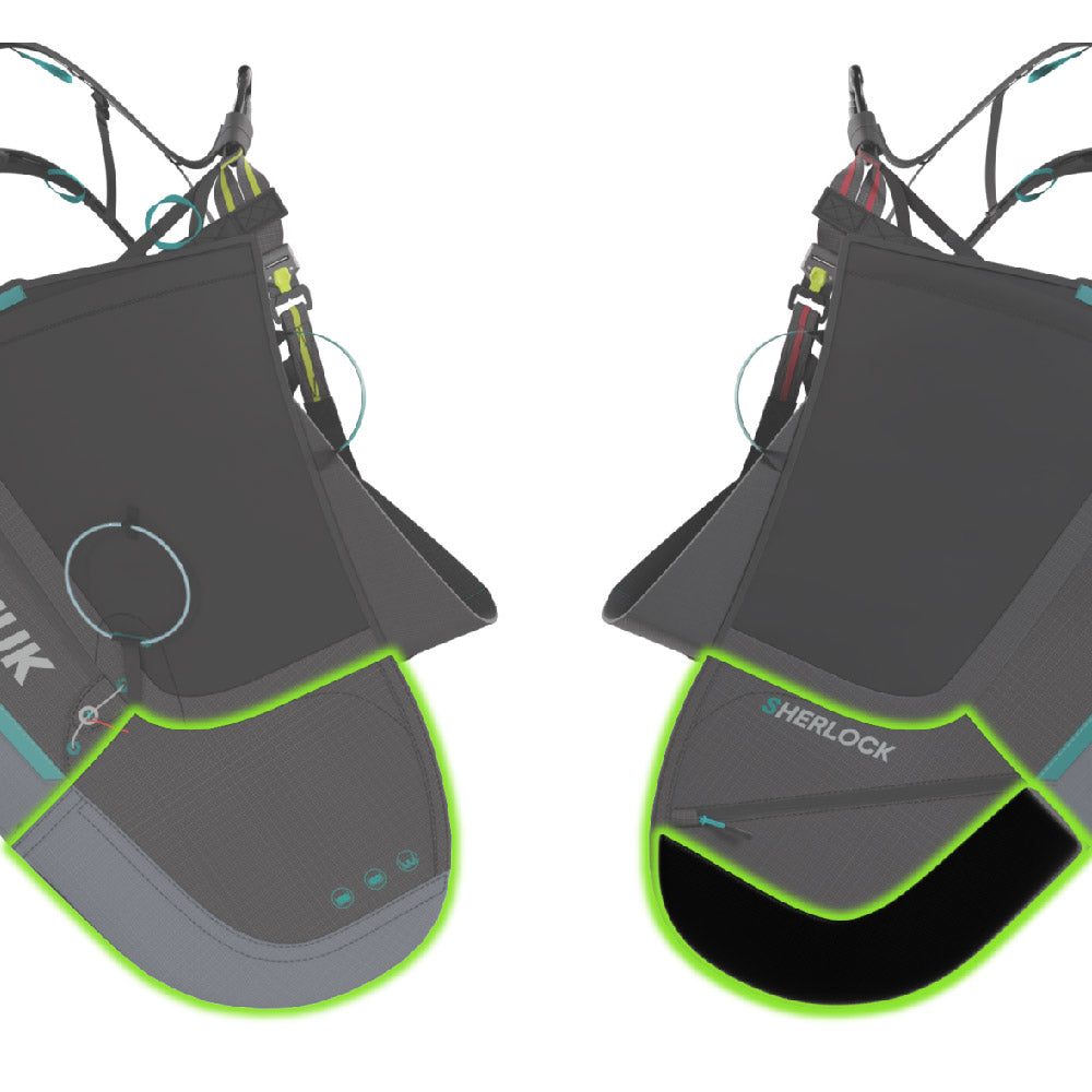 Two types of protector: airbag or foam