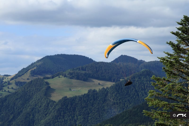 Niviuk Peak 3 - Diamond (blue with orange wing tips)