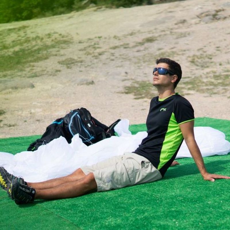 Niviuk Technical T-shirt Black-Green AMAZING ADVENTURES