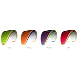 Standard colours: Lime | Orange | Purple | Red