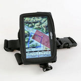 Oudie 3 mounted on Naviter Leg Strap using Oudie Jacket (not included)