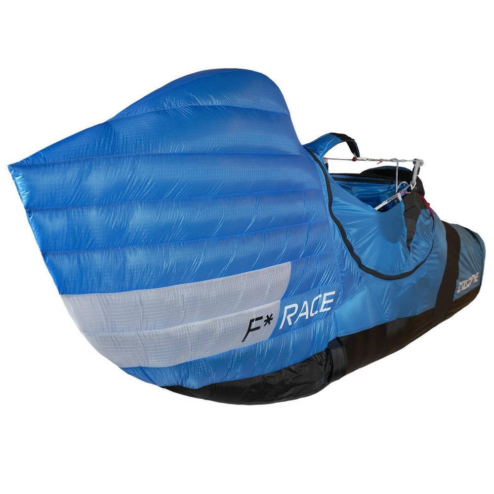 Ozone F*Race ultralight hike & fly competition paragliding pod harness