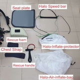 Photo shows Ozone Halo package. It includes Halo Inflatable protector as well.