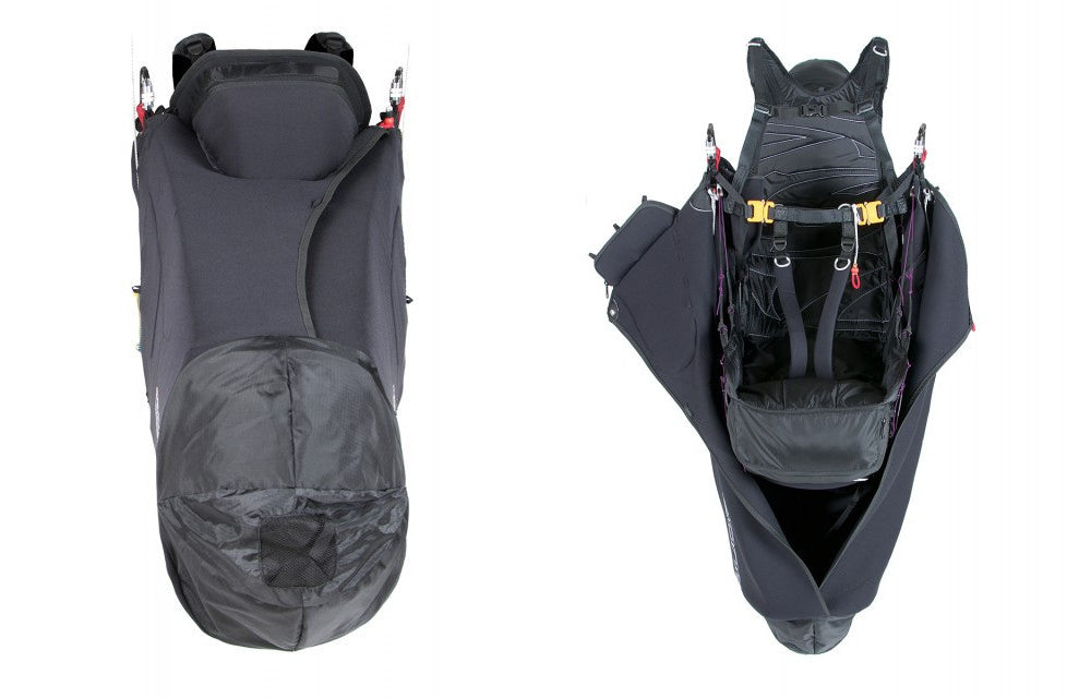 Aerodynamic and compact with simple anti-forget closure system.