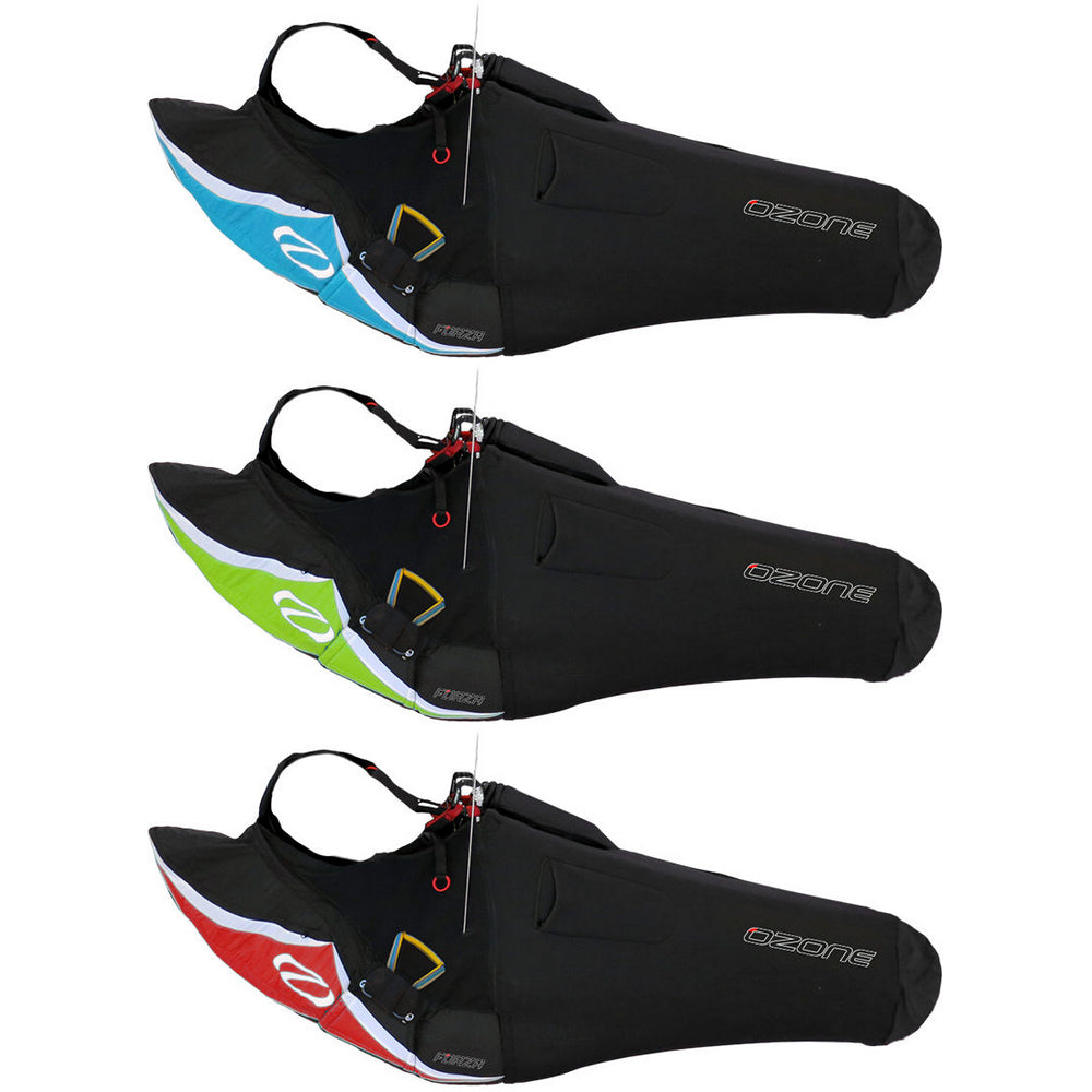integrated G-chute pocket | Bottom: Battery pocket.