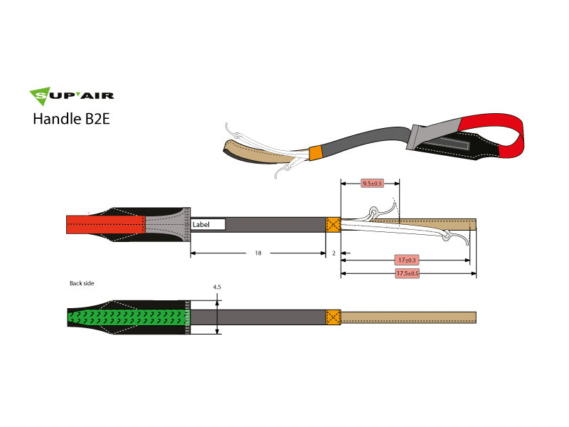 Supair Harness Reserve Handle B2E - Evasion Airbag