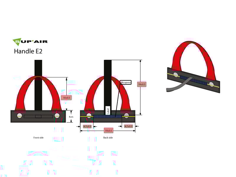 Supair Harness Reserve Handle E2 - EVO LITE, EVO XC 2, EVO XC 3, SHAMANE, SHAMANE FR, SKYPPER & SKYPPER FR
