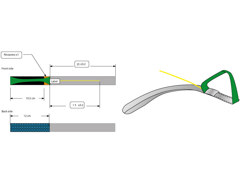 Supair Harness Reserve Handle F-Side - XA 13