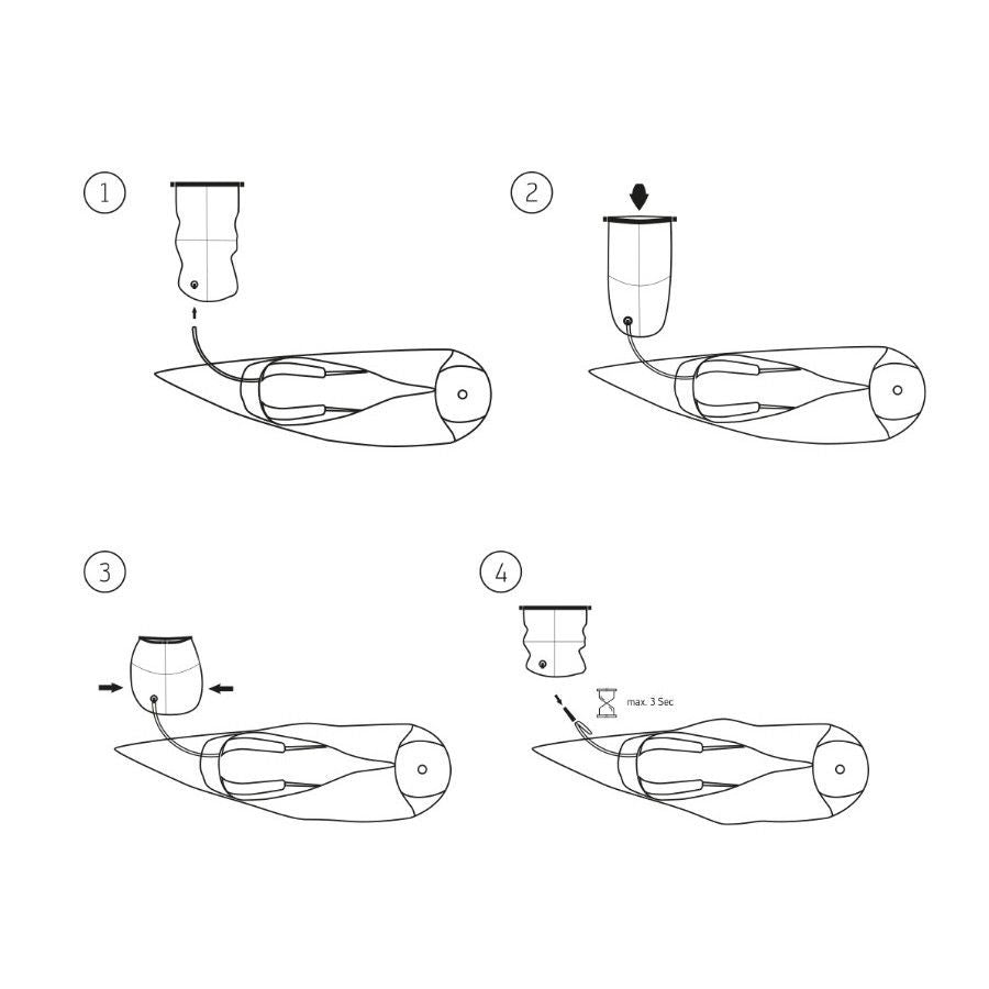 The inflation bag is not only a carrying bag