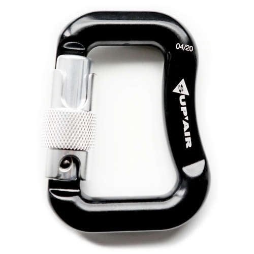 Supair Zicral 30mm Twist-Lock Karabiner for Paragliding. Design and colours may vary by batch and availability.