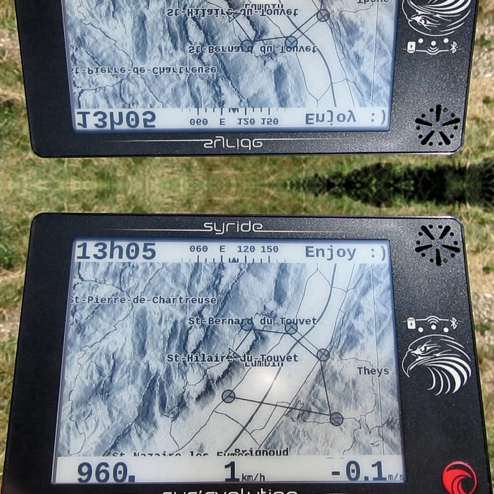 Syride SYS'Evolution in flight with team pilot Antoine Girard