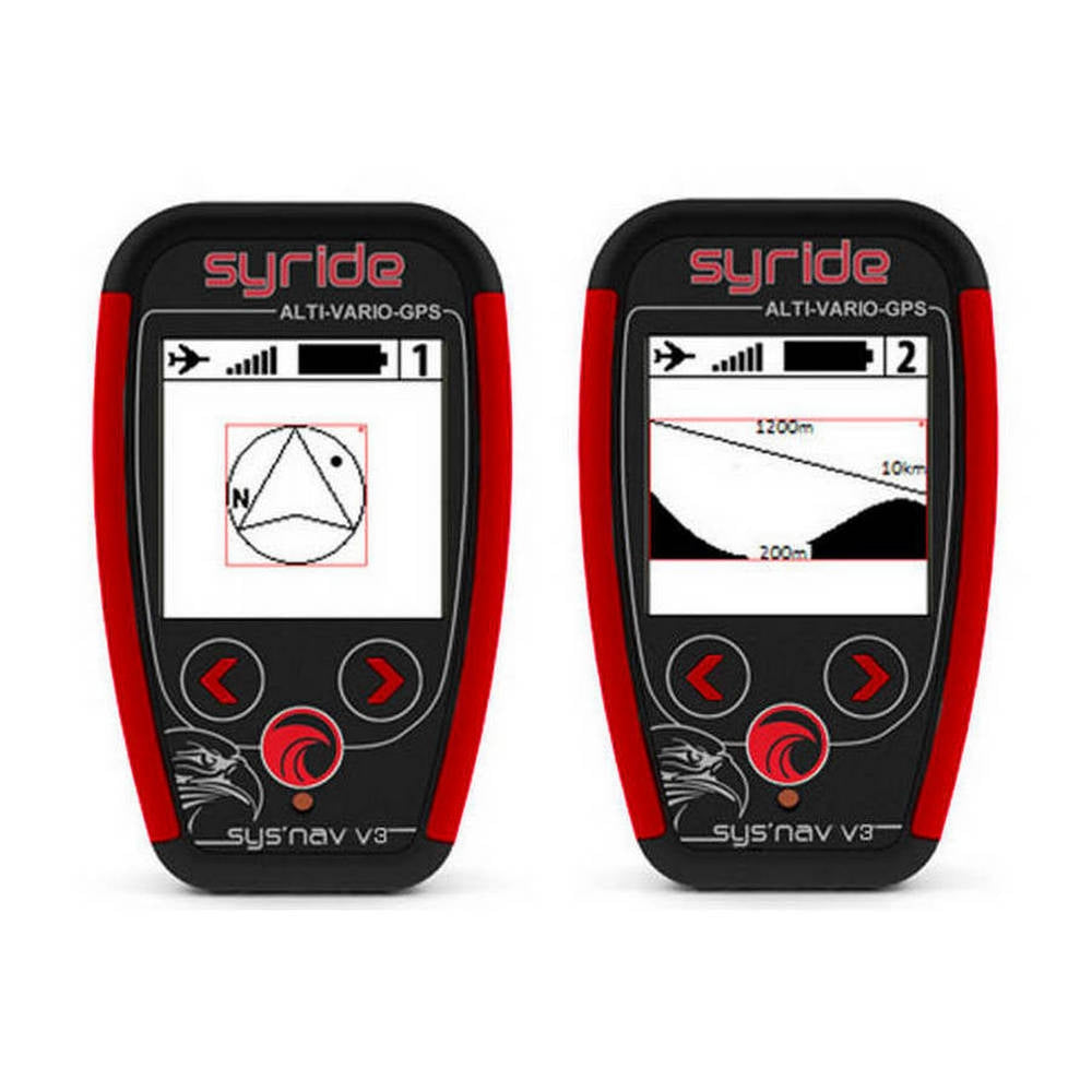 Syride SYS'Nav V3 features: Thermal Core & Transition Assistant(backlight on)
