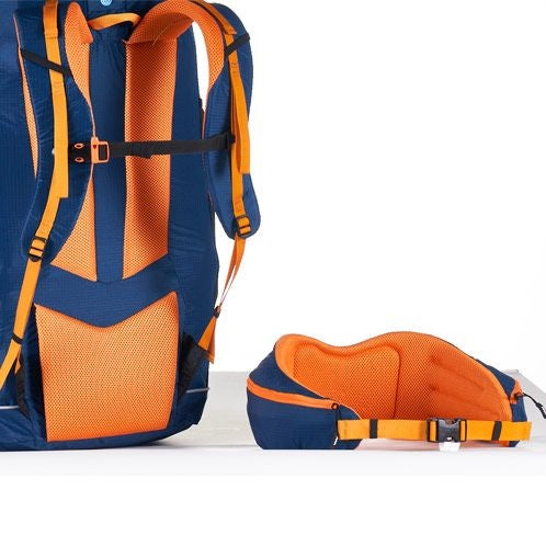 Removable rucksack hip belt