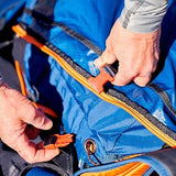 Wiz buckles for easier stowage of the glider into the harness rucksack