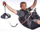 Woody Valley Front Light Rescue Container Anthracite: Deploying the reserve parachute