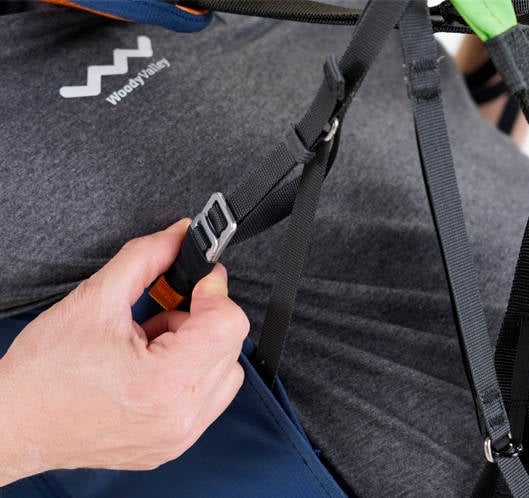 Simple and direct adjustments | Wani 3 harness features