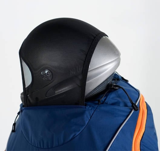 External helmet storage | Wani 3 rucksack features