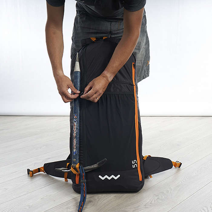 Woody Valley Crest with rucksack