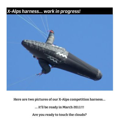 Woody Valley X-Alps 2011 - In flight