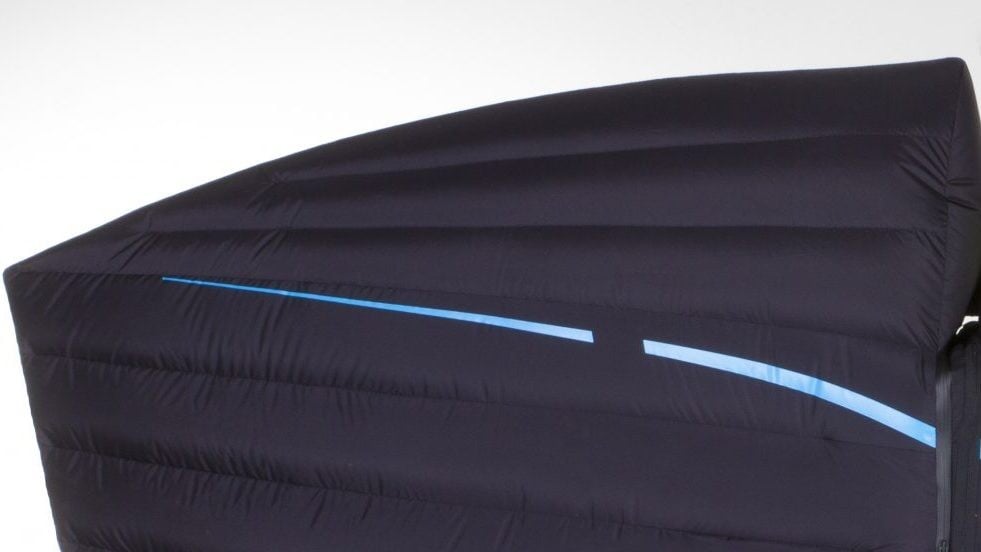 Headrest for less neck strain over long distances...