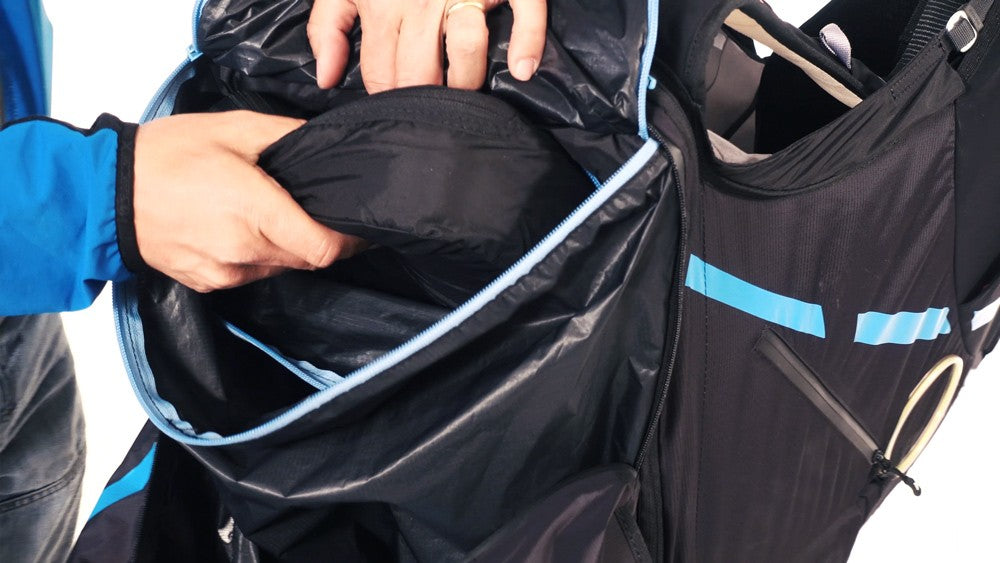 Harness sensitivity can be adjusted for better piloting in all situations thanks to this modern adjustable stabilisation system...