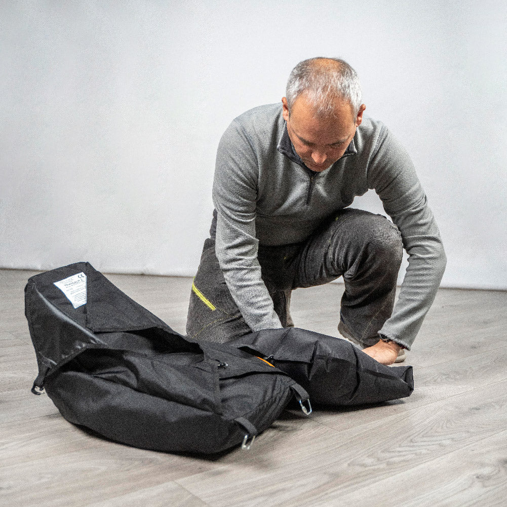 Inflated with the Woody Valley Inflatable Bag (not included)