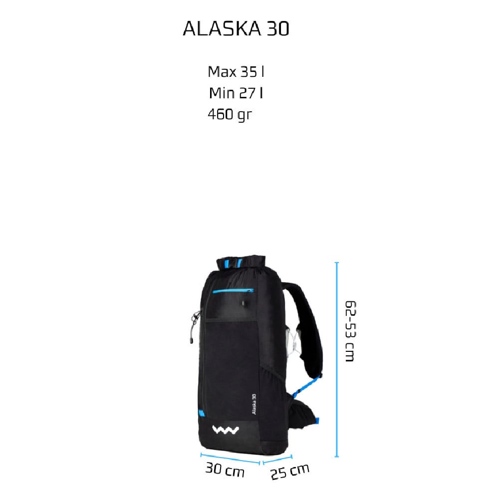 Alaska 30 technical details: Volume