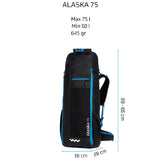 Alaska 75 technical details: Volume